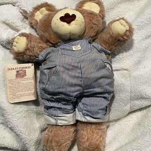 Furskins Dudley 22" Teddy Bear Plush Xavier Roberts Vintage Stuffed Animal